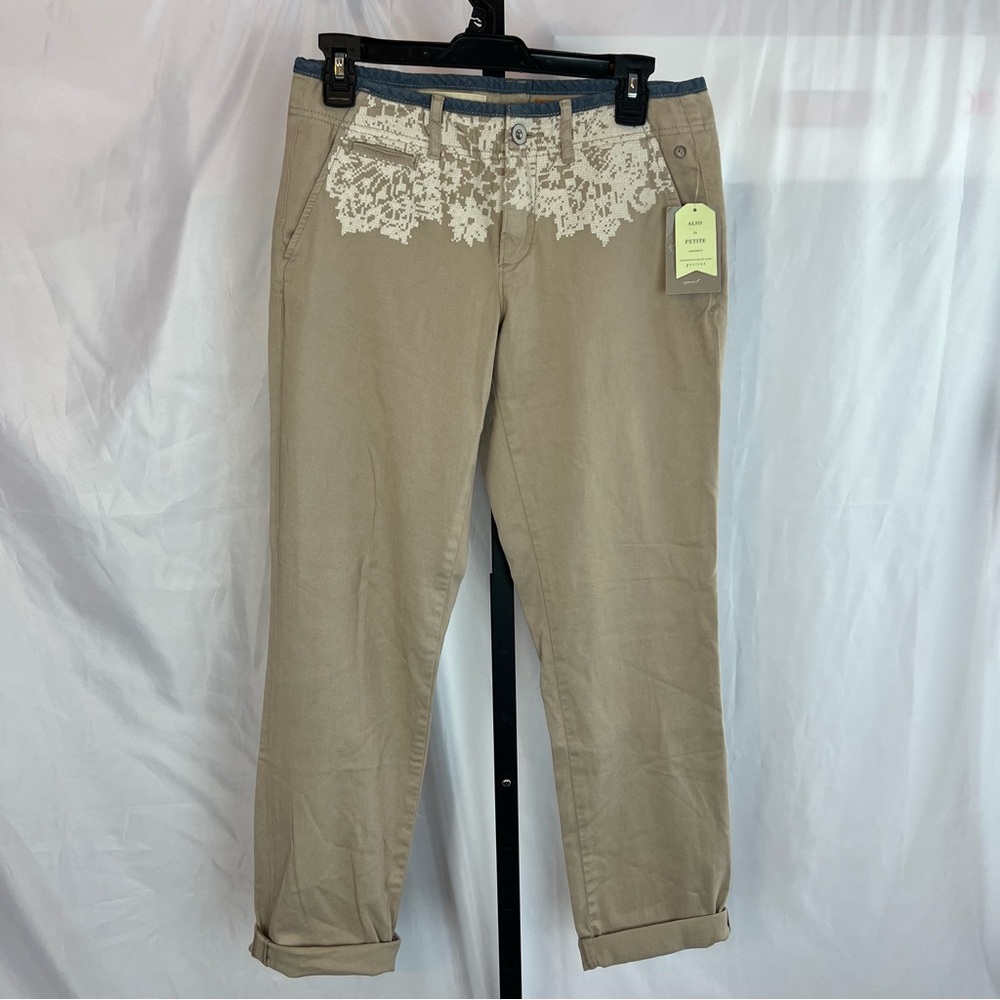 Anthropologie Pilcro and the Letterpress Hyphen Relaxed Fit Pants, size 28 NWT